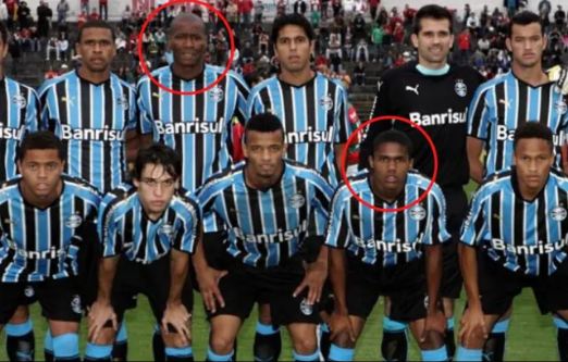 Richard Morales y Douglas Costa compartiendo plantel en Gremio.