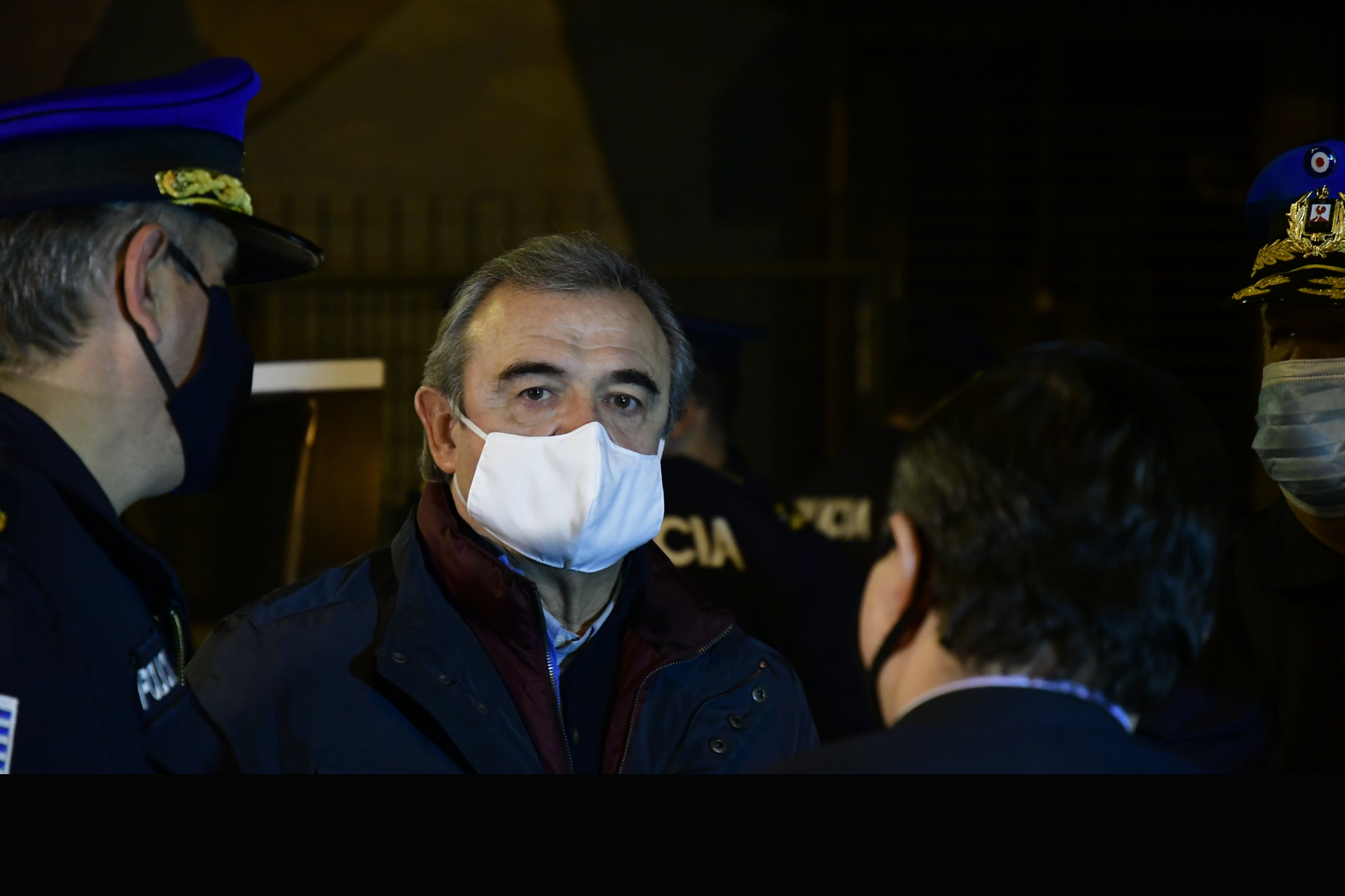 Jorge Larrañaga en Operativo Invierno. Foto: Archivo El País