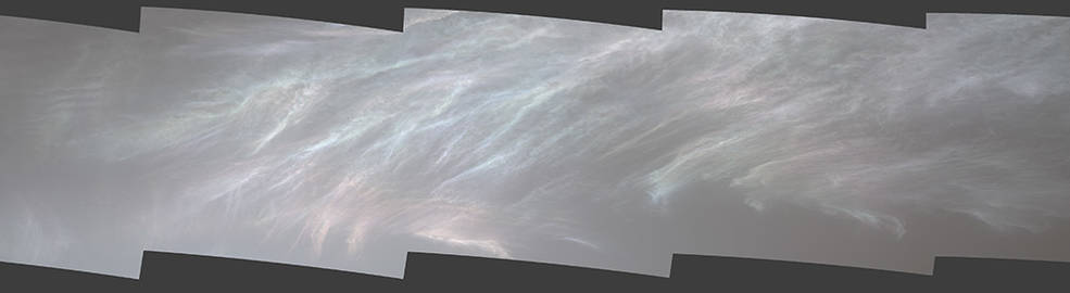 Nubes brillantes de la Nasa. Foto: Nasa