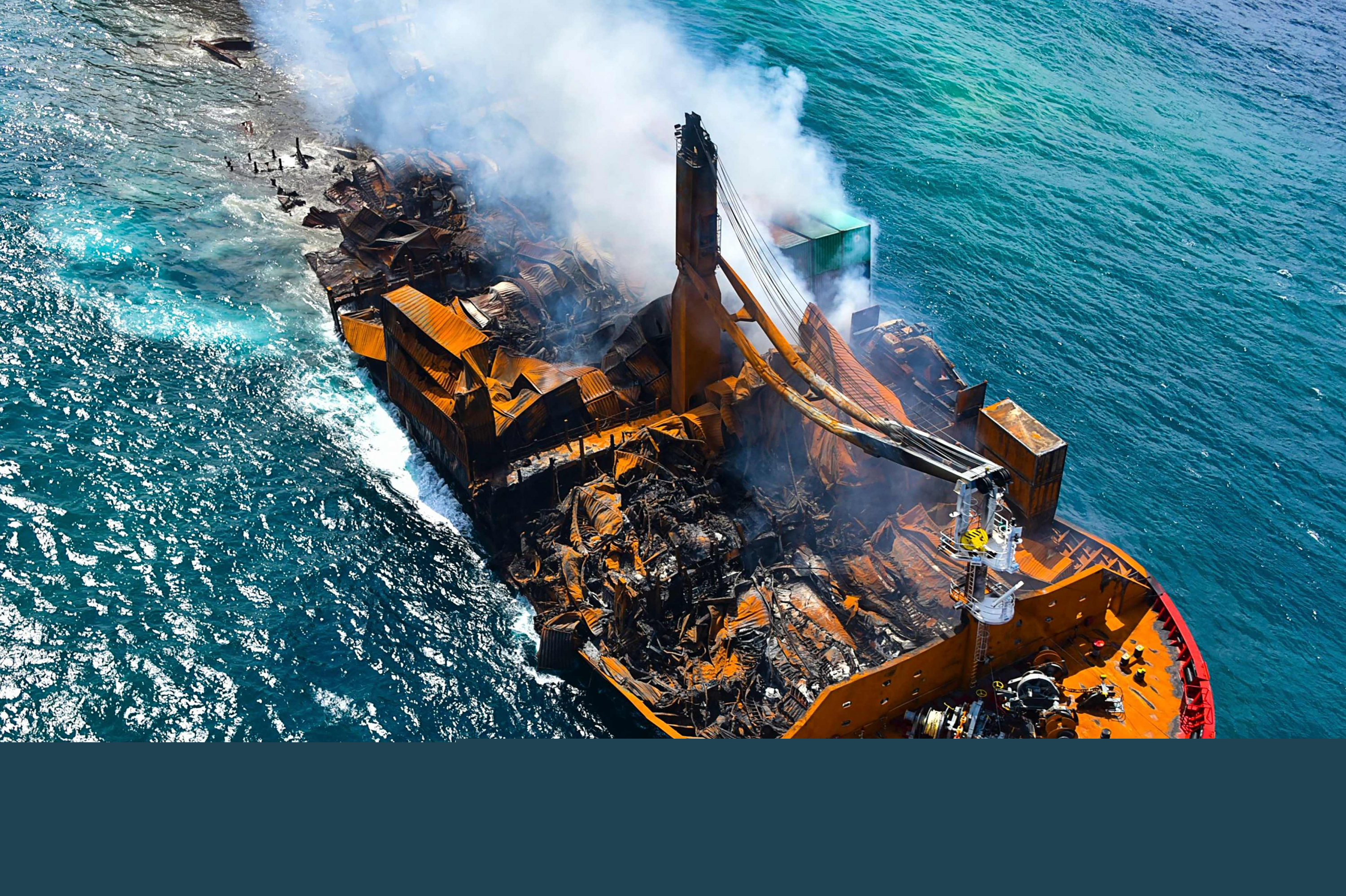 Barco de petróleo de Sri Lanka. Foto: AFP