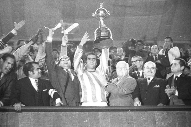La consagración de Nacional en la Copa Libertadores 1971. Foto: Archivo El País.