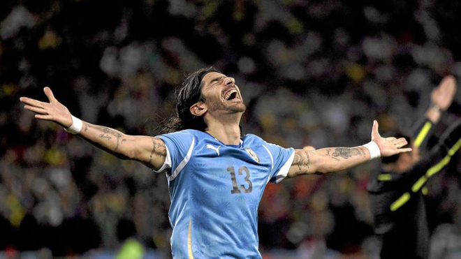 El "Loco" Abreu la picó.