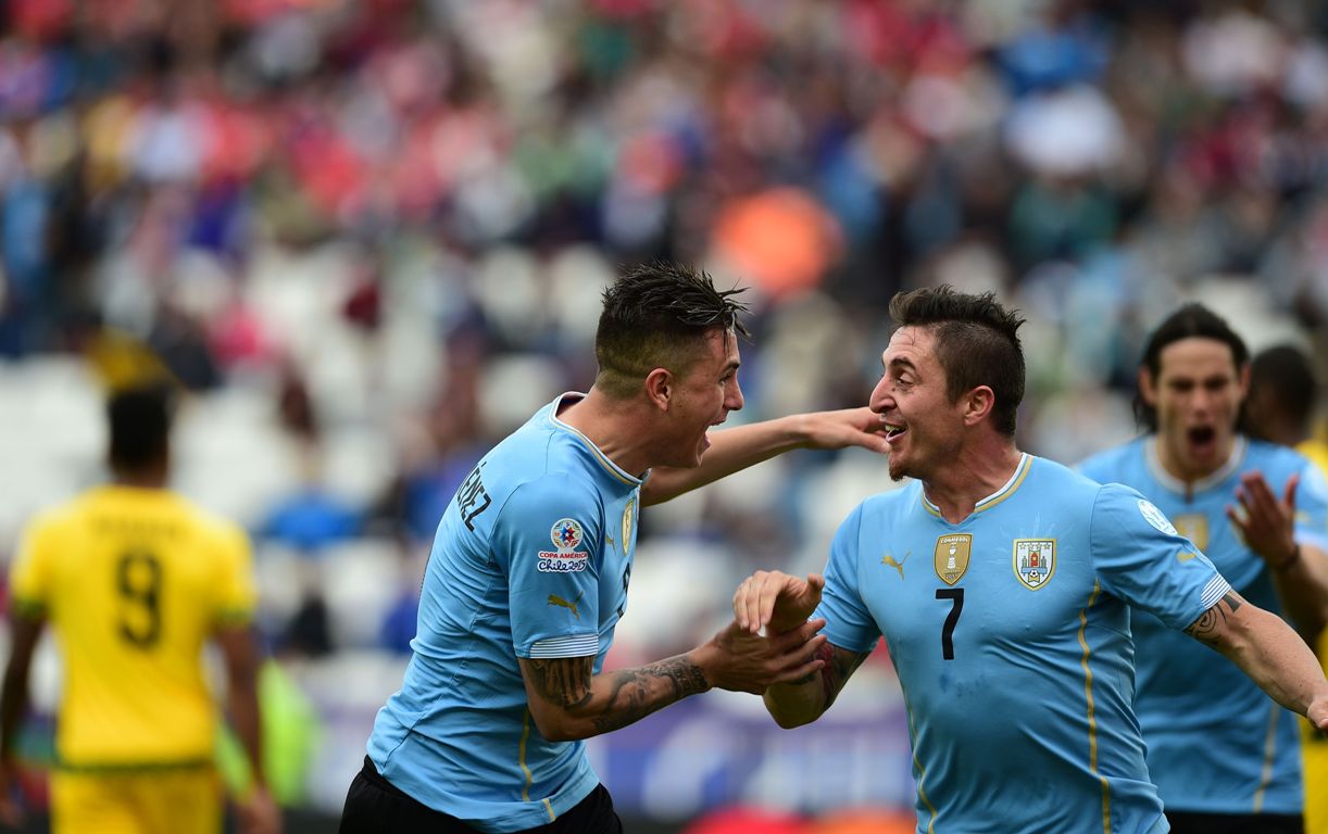 El "Cebolla" Rodríguez le dio el triunfo a la Celeste en 2015 ante Jamaica