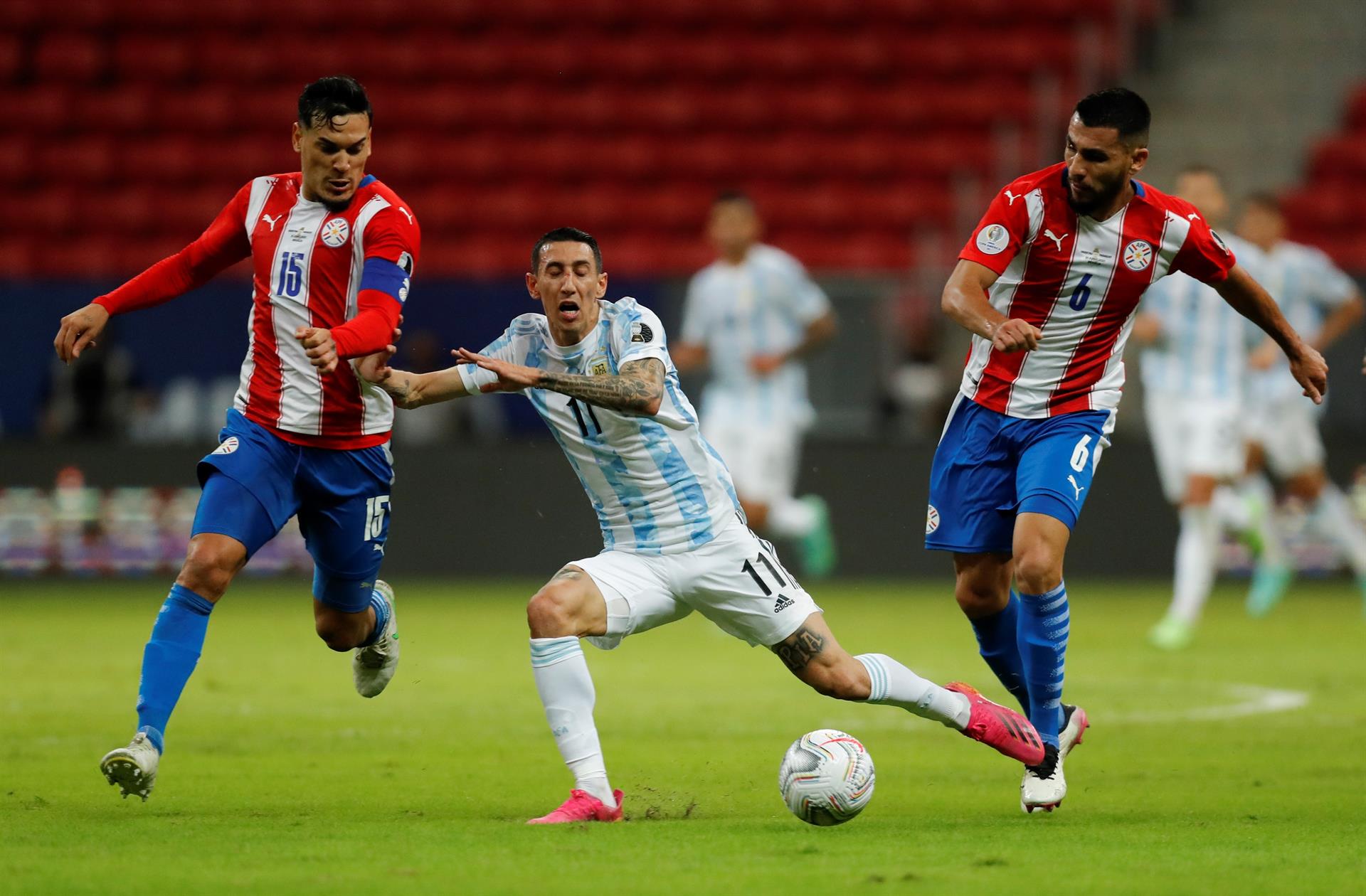 Argentina vs. Paraguay. Foto: EFE