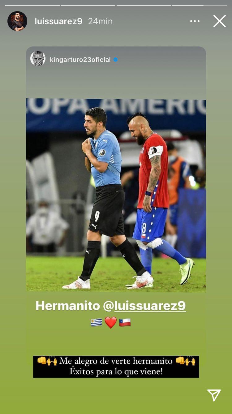 Luis Suárez y Arturo Vidal.