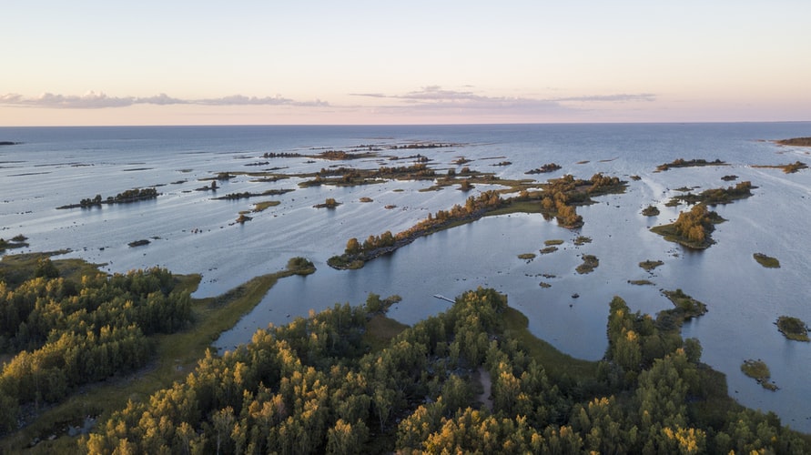 Sitio natural de Finlandia declarado como Patrimonio de la Humanidad por la Unesco. Foto: Unsplash