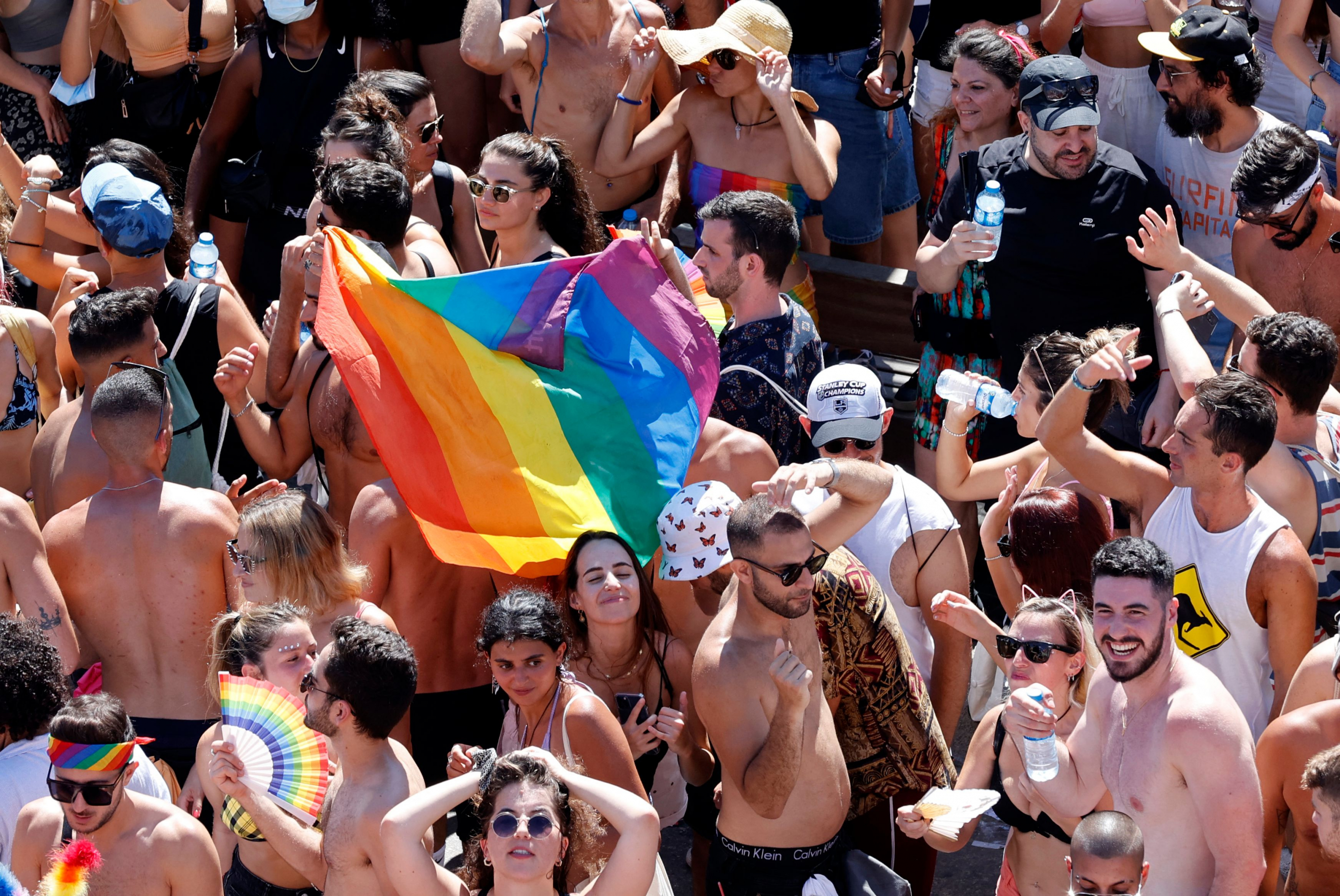 Marcha del Orgullo en Tel Aviv. Foto: AFP