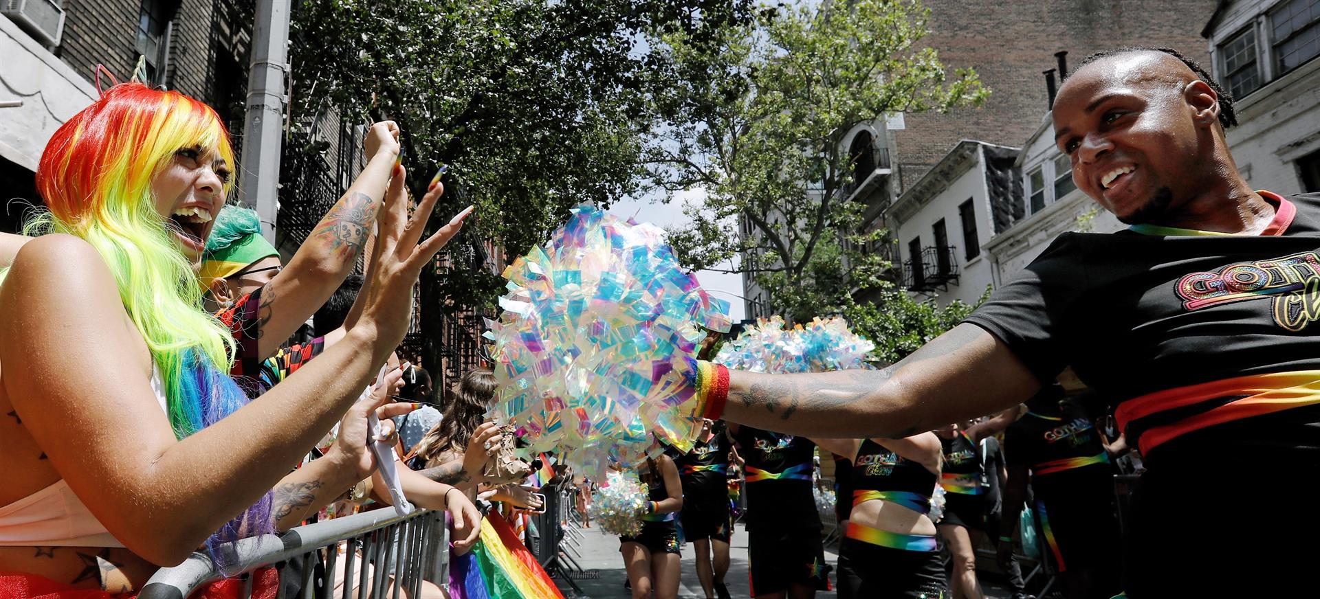 Marcha del Orgullo en Estados Unidos. Foto :EFE
