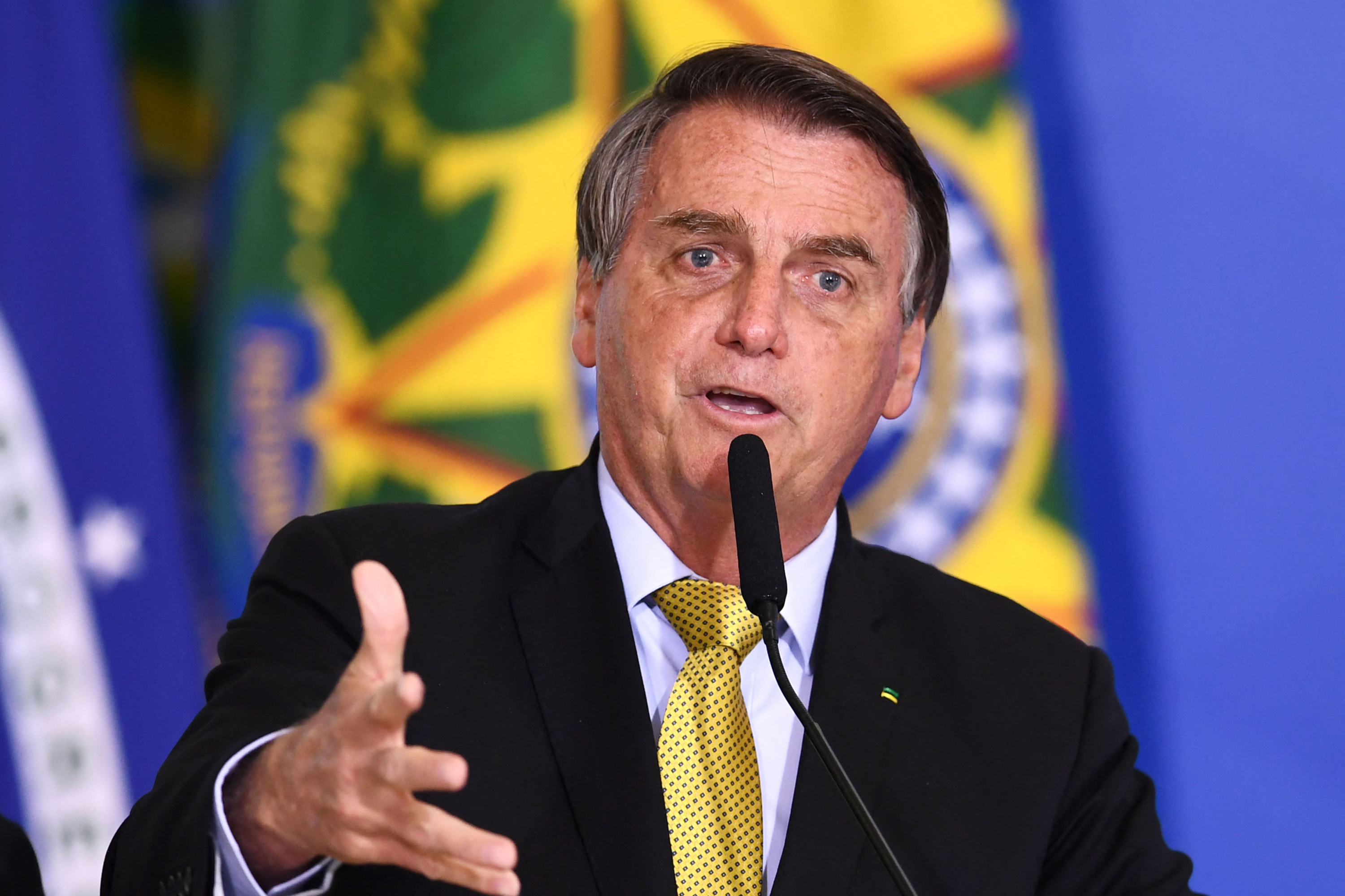 Jair Bolsonaro, presidente de Brasil. Foto: AFP