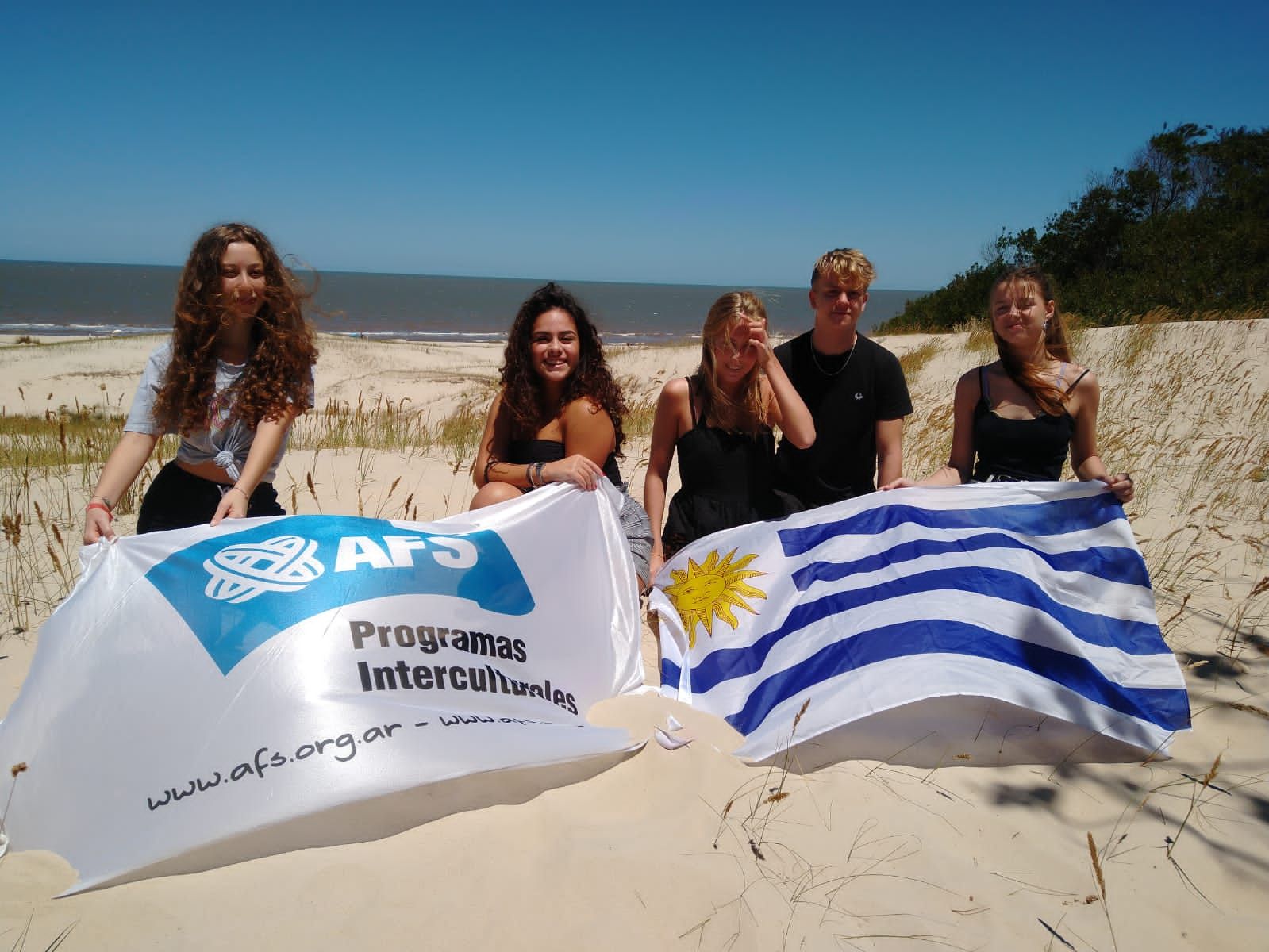 Estudiantes de intercambio. Foto: AFS Programas Interculturales