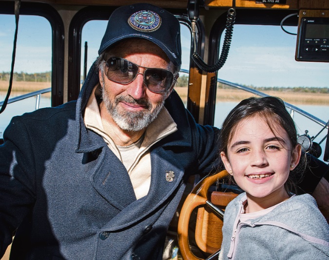 Martín Fablet y su hija Francisca.