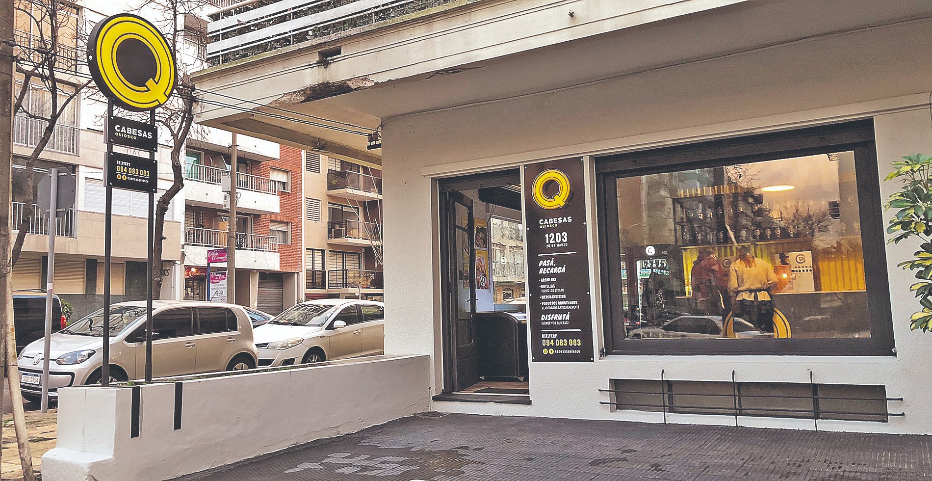 Locales. Cabesas Bier ya tiene sus primeros cinco quioscos; el plan es llegar a unos 10 este año y seguir creciendo bajo esa modalidad. (Foto: Gentileza Cabesas Bier)