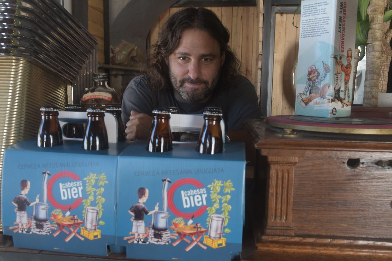 Rodrigo Ríos, fundador de Cabesas Bier. (Foto: Archivo El País)