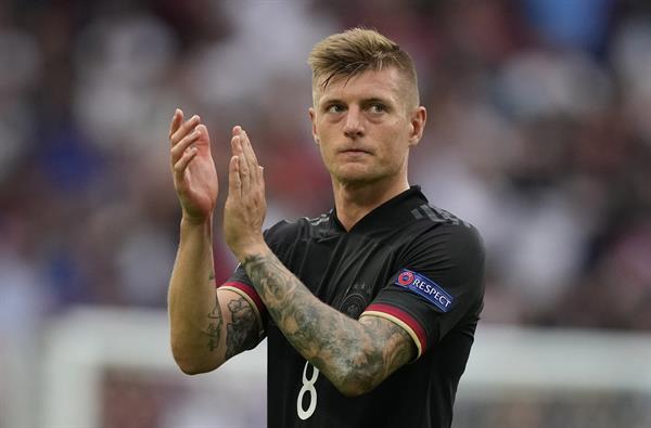 Toni Kroos tras el duelo entre Alemania e Inglaterra por la Eurocopa. Foto: EFE.