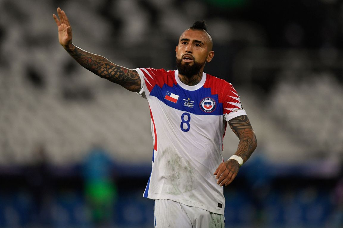 Arturo Vidal. Foto: AFP.