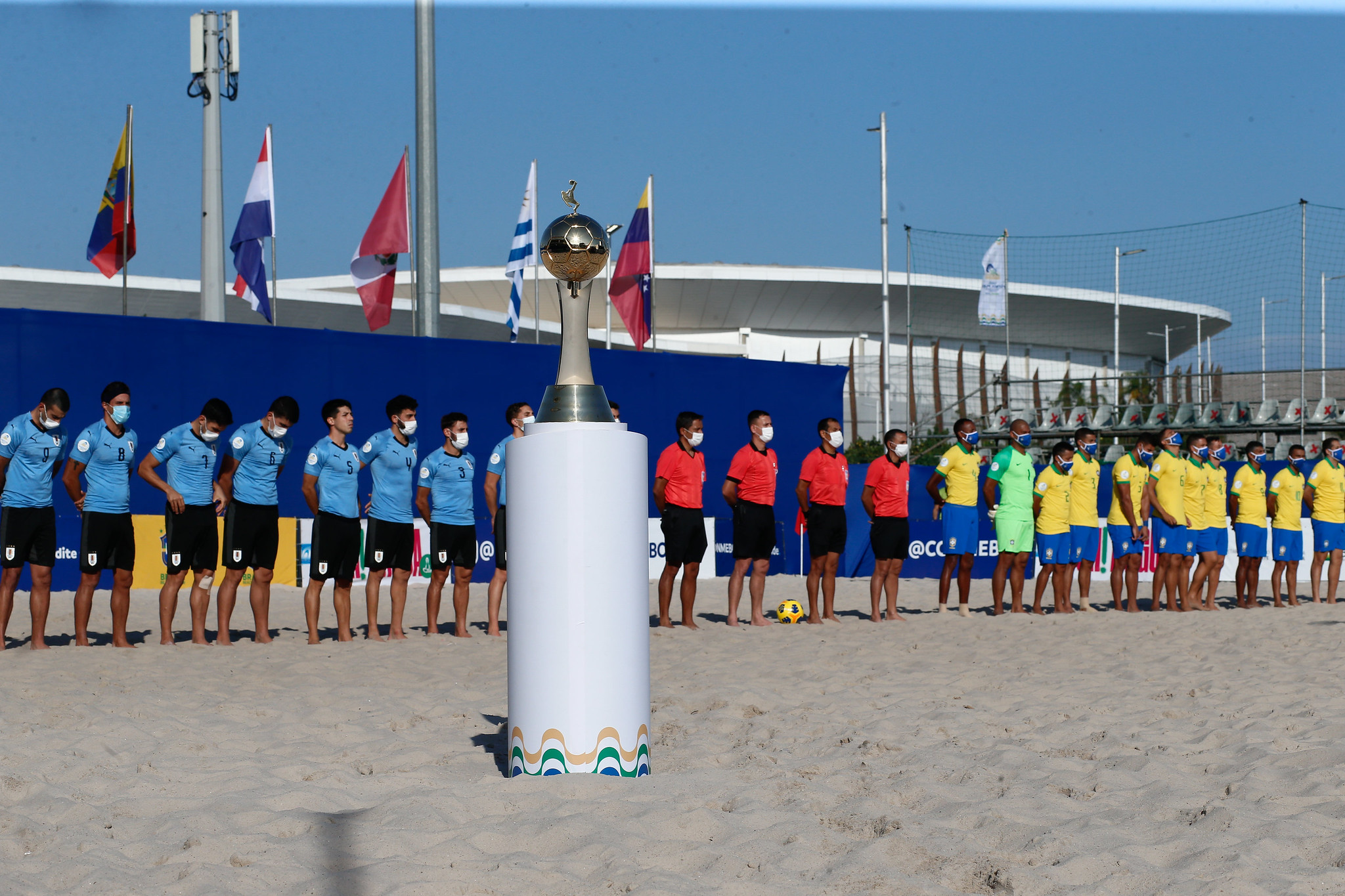Brasil-Uruguay. Foto: @Conmebol