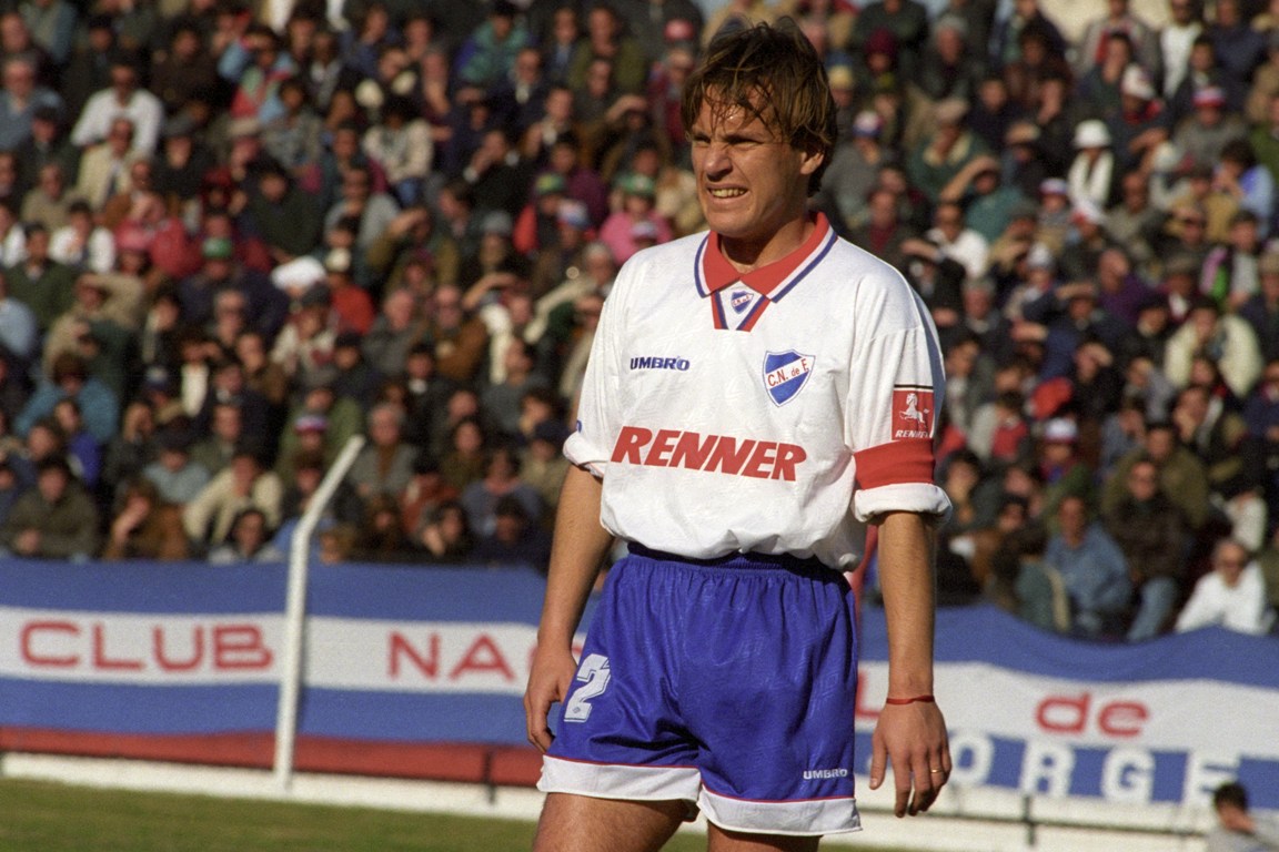 Ricardo Canals cuando jugó en Nacional