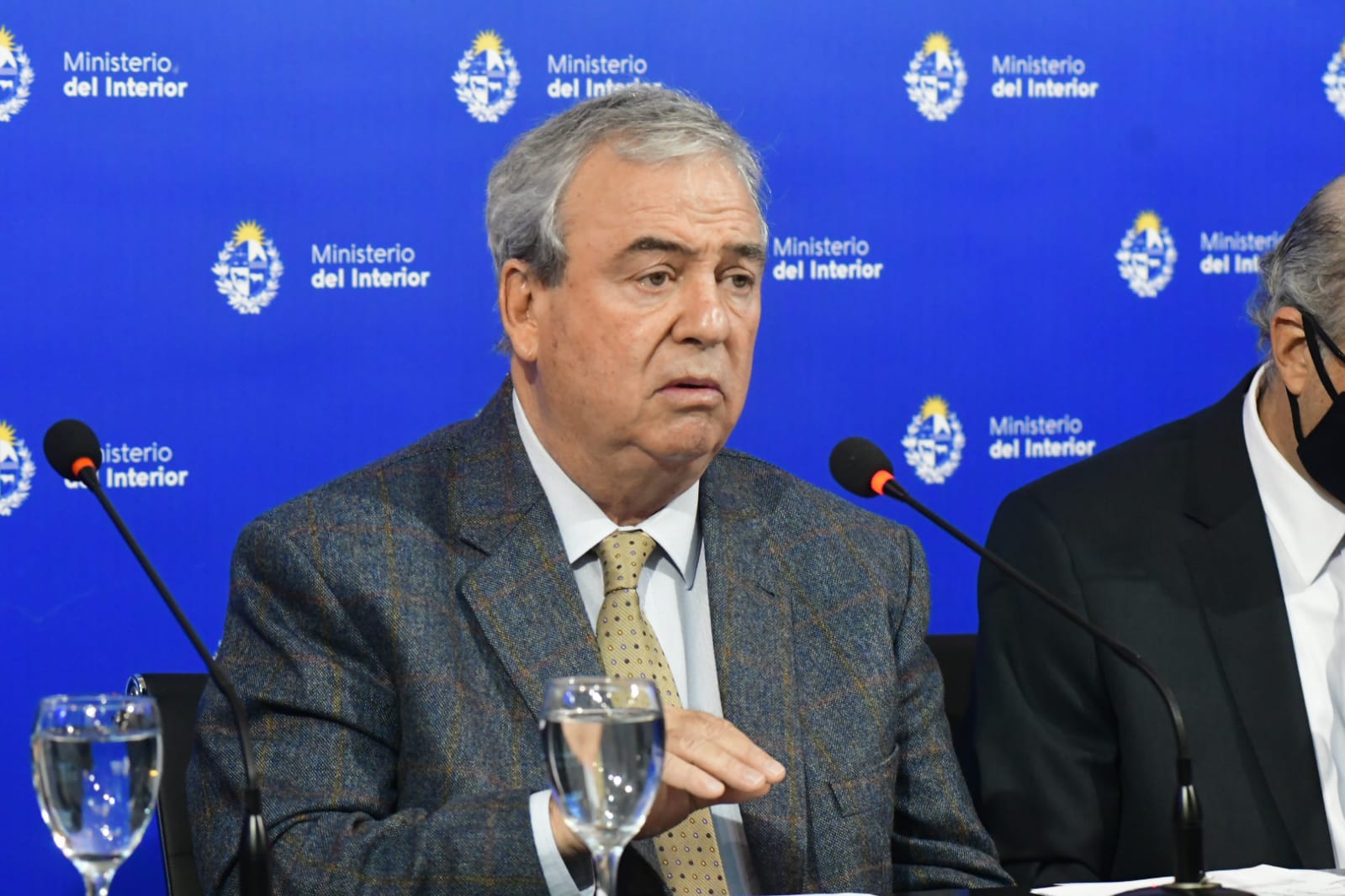 Ministro del Interior, Luis Alberto Heber. Foto: Francisco Flores