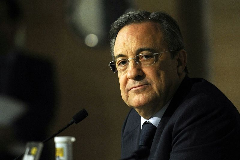 Florentino Pérez, presidente del Real Madrid. Foto: AFP.