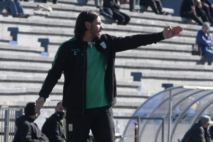 Damián Santín, entrenador de Racing Club de Montevideo. FOTO: El País.