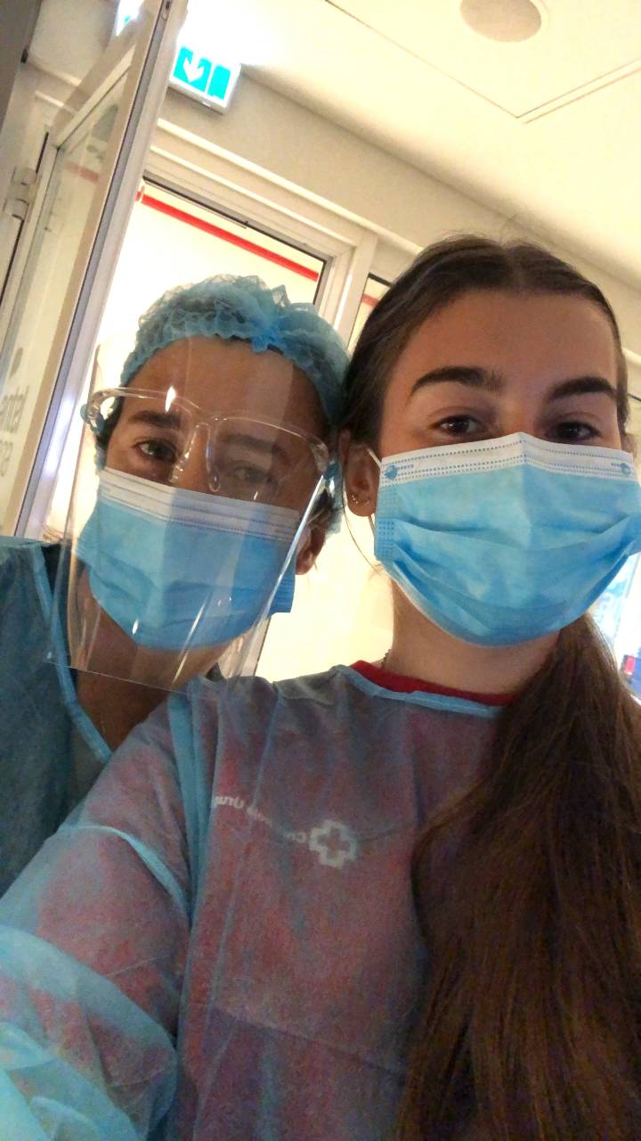 Andrea Forischi e hija