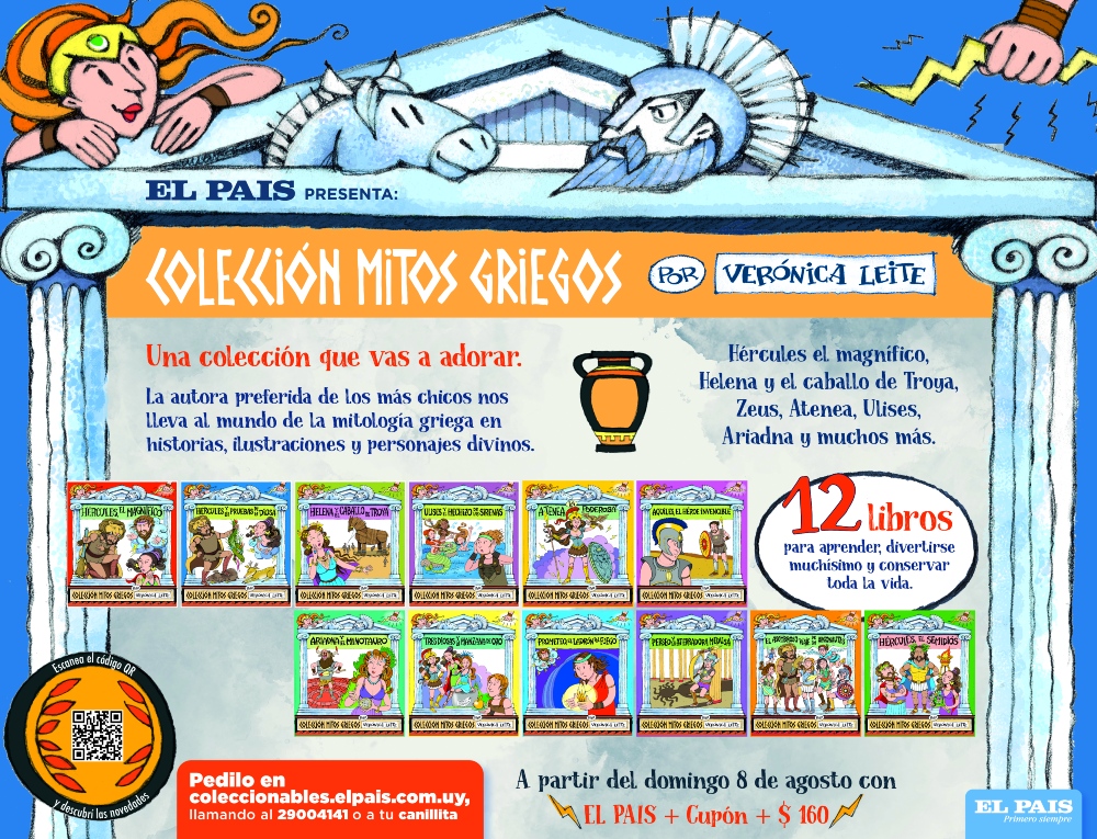 Colección Mitos Griegos. Foto: Difusión