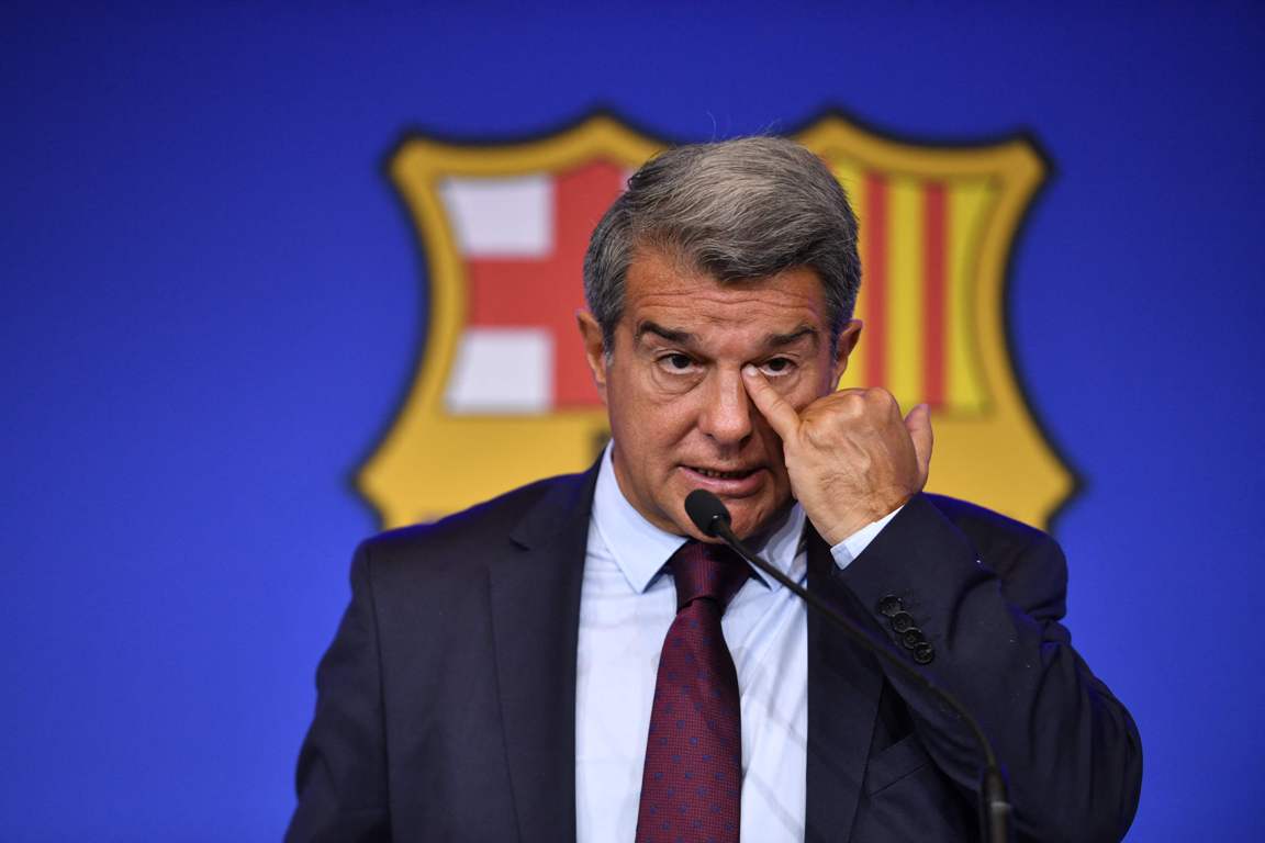 Joan Laporta. Foto: AFP.