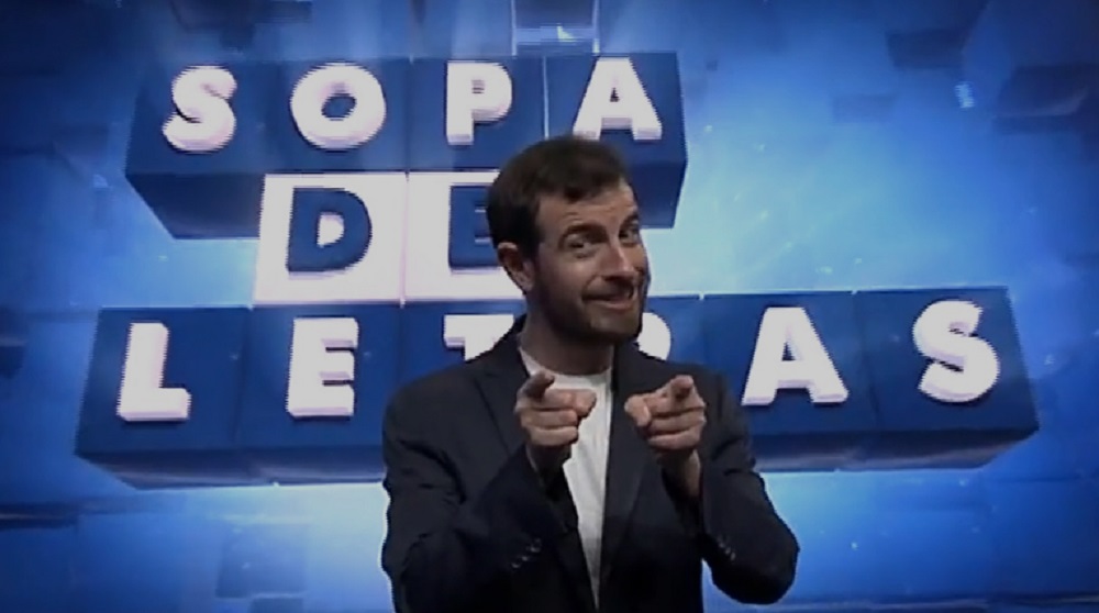 Gastón "Rusito" González en "Sopa de letras". Foto: Captura de Twitter @Canal4_UY