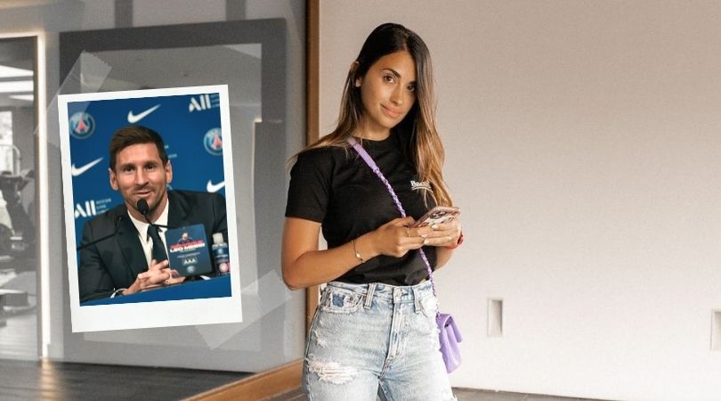 La decisión de Antonela Roccuzzo con Barcelona y la confesión de Messi en París. Fotos: AFP y @antonelaroccuzzo