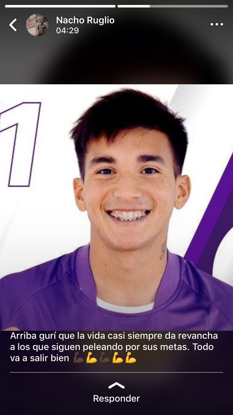 Mensaje de Ignacio Ruglio.