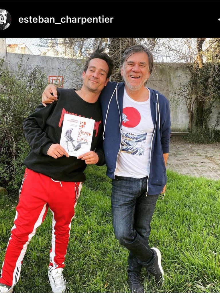 Chano Charpentier junto a su tío. Foto: Captura de Instagram.