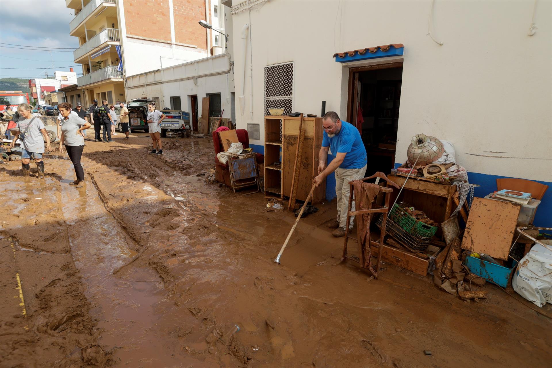 El después de las inundaciones de España. Foto: Efe