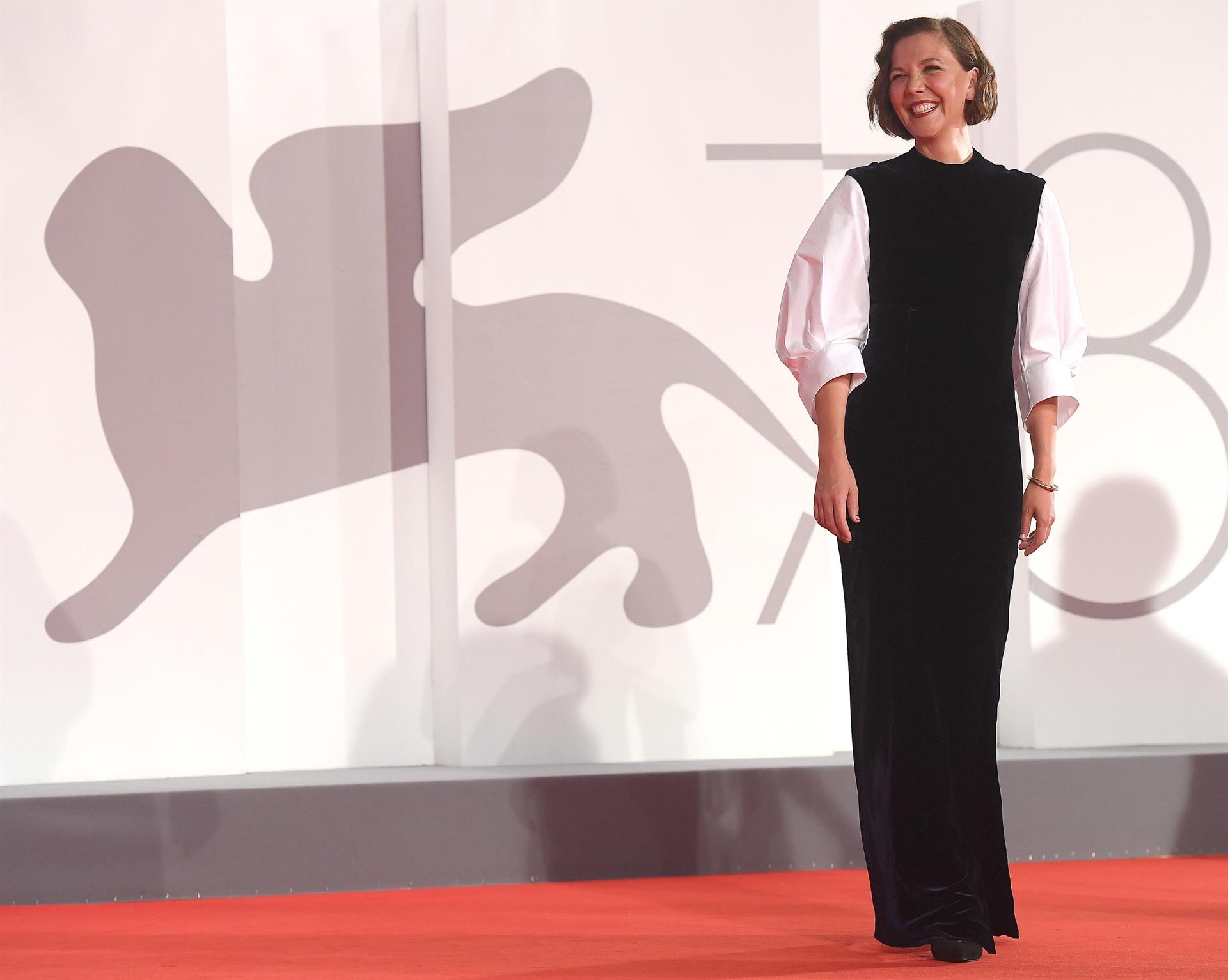Maggie Gyllenhall en el Festival de Cine de Venecia. Foto: EFE. Foto: EFE