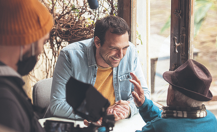 Facundo Ponce de León en "Vivir". Foto: Difusión.