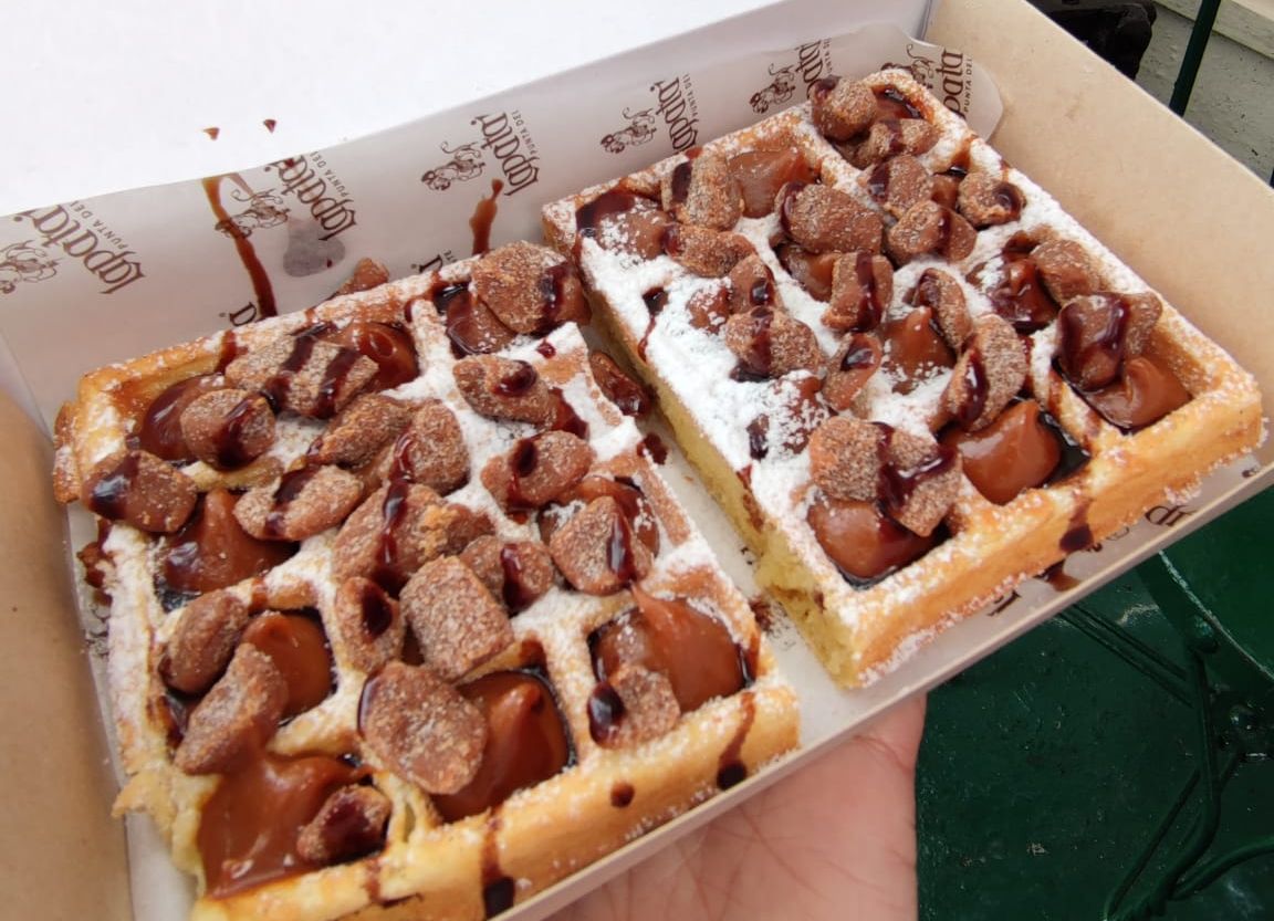 Waffles de Lapataia. Foto: Rosana Decima