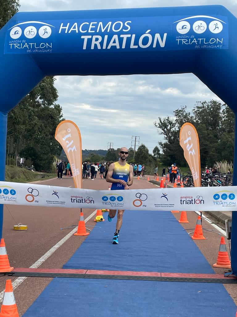 Primera fecha campeonato uruguayo de duatlón en Punta del Este.