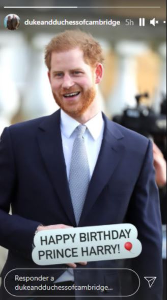 saludos al principe Harry