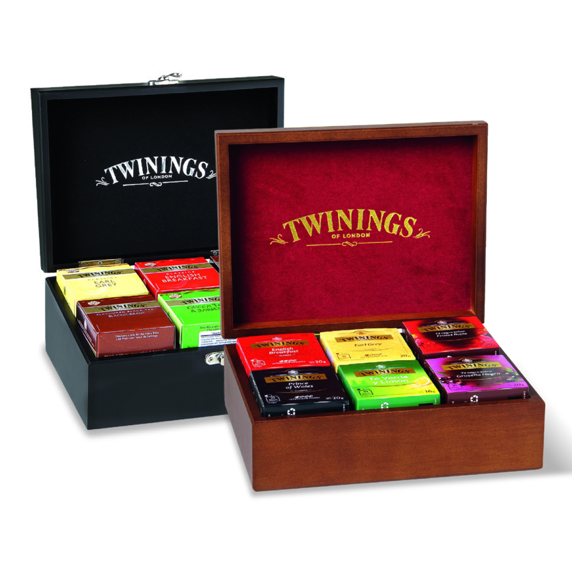 Caja de té Twinings.
