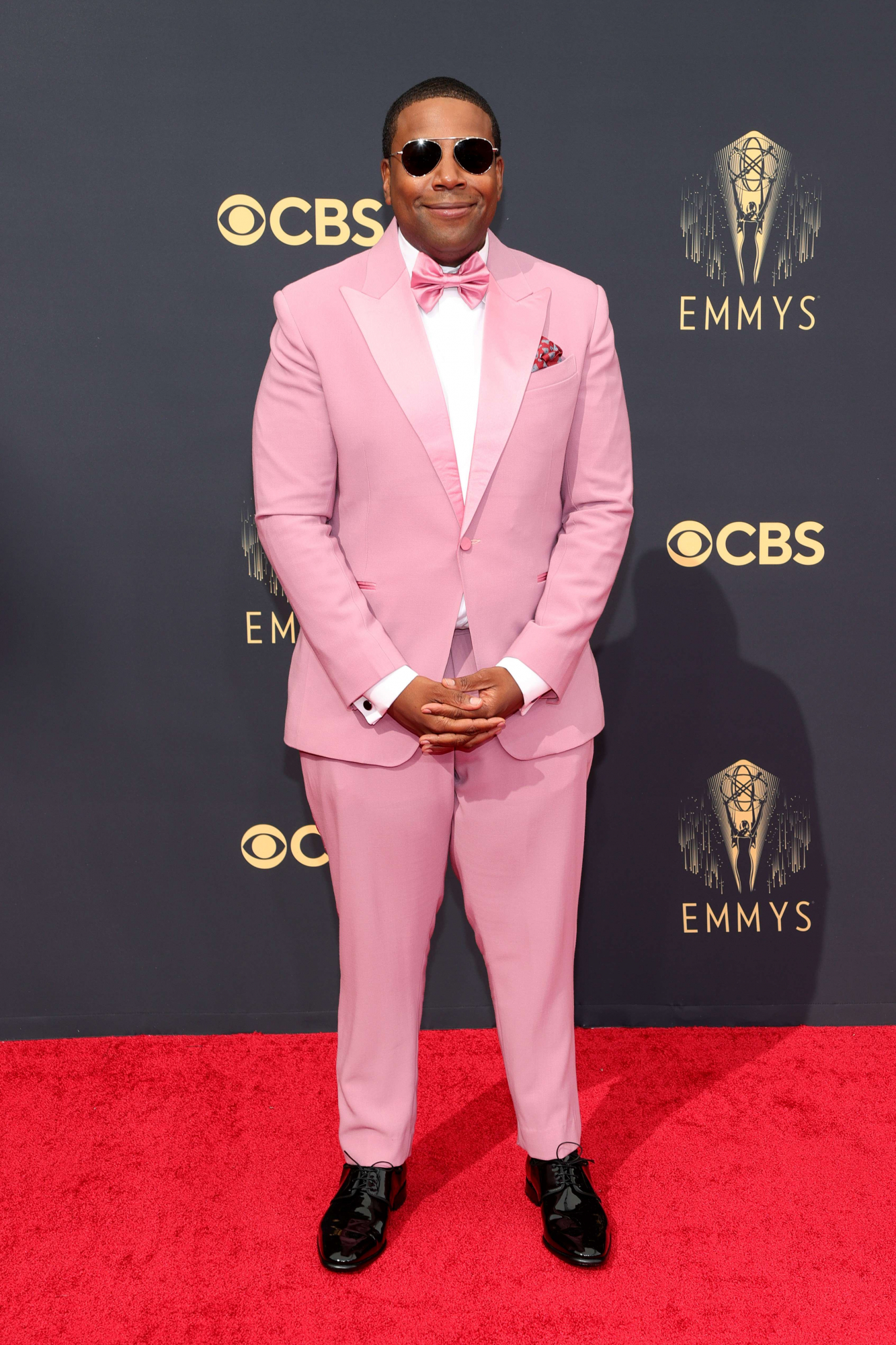 Kenan Thompson en los premios Emmy 2021. Foto: AFP