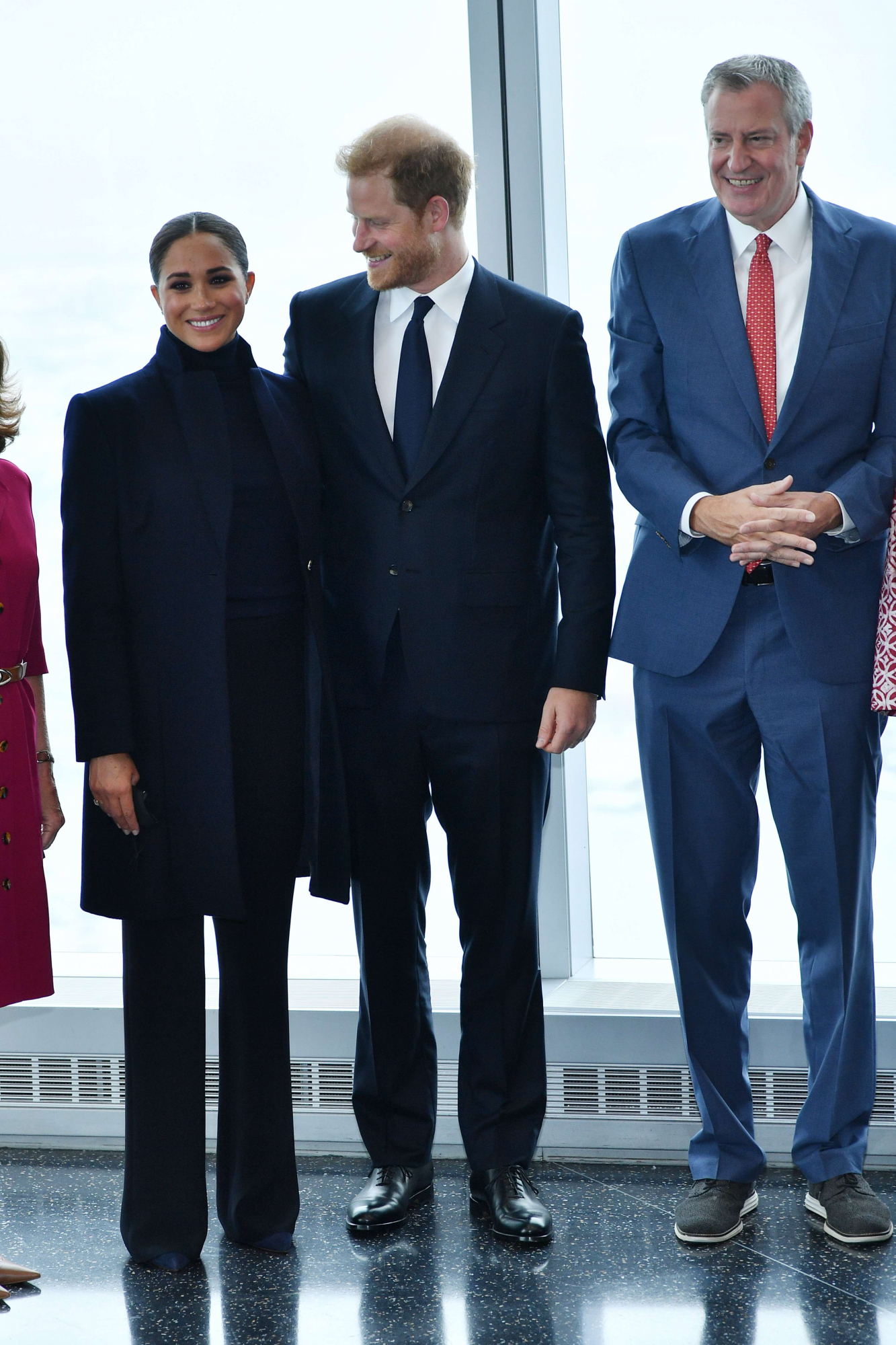 Meghan Markle y el príncipe Harry en Nueva York. Foto: AFP