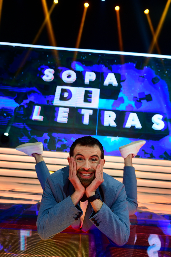 Gastón "Rusito" González conduce "Sopa de letras". Foto: Marcelo Bonjour