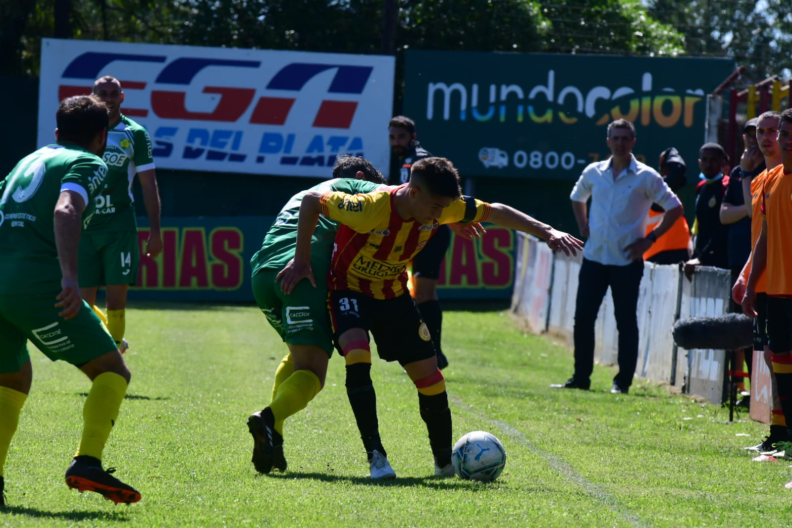 Progreso vs. Cerrito. Foto: Francisco Flores.