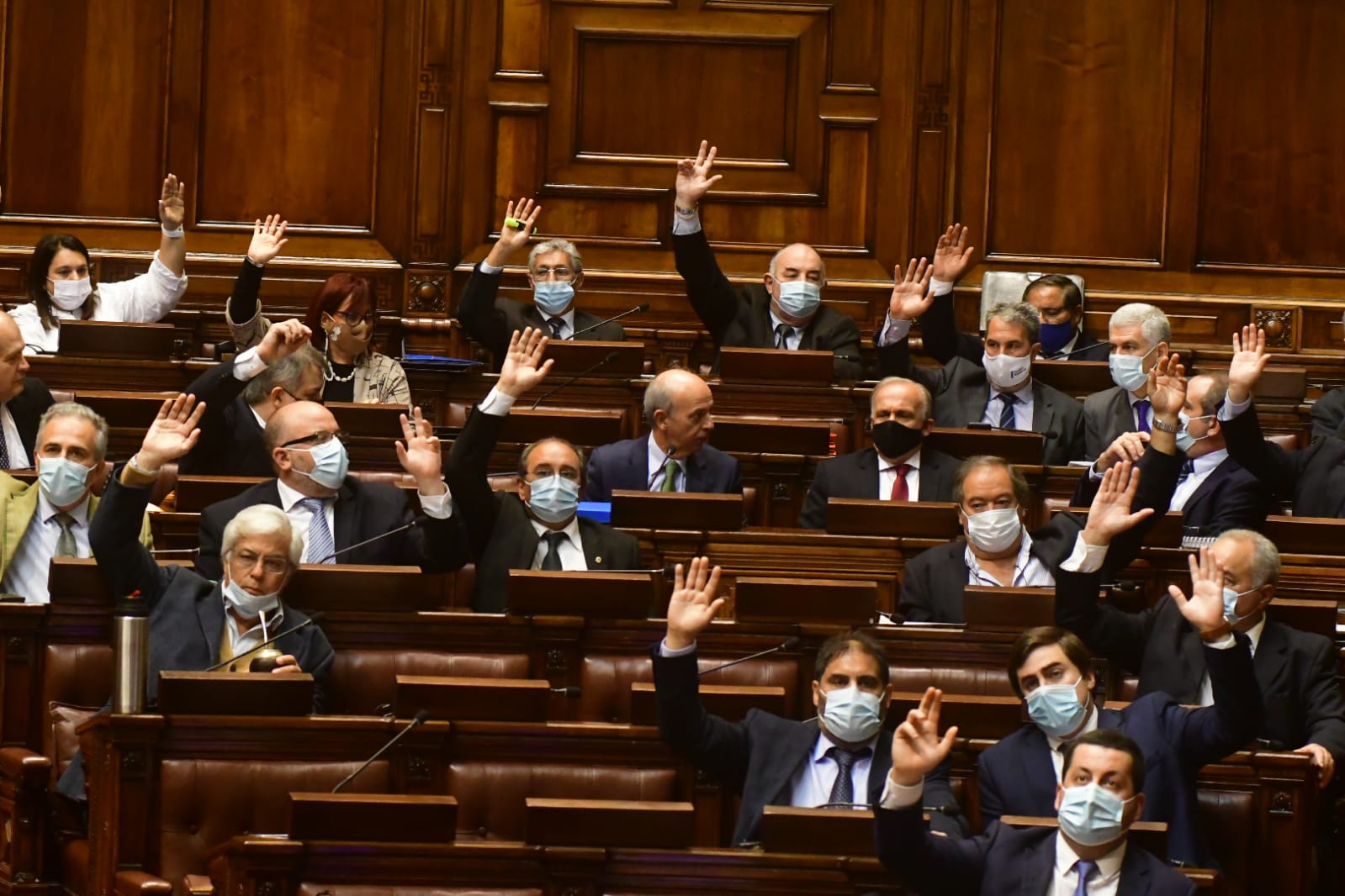 Interpelación al ministro Javier García. Foto: Leo Mainé