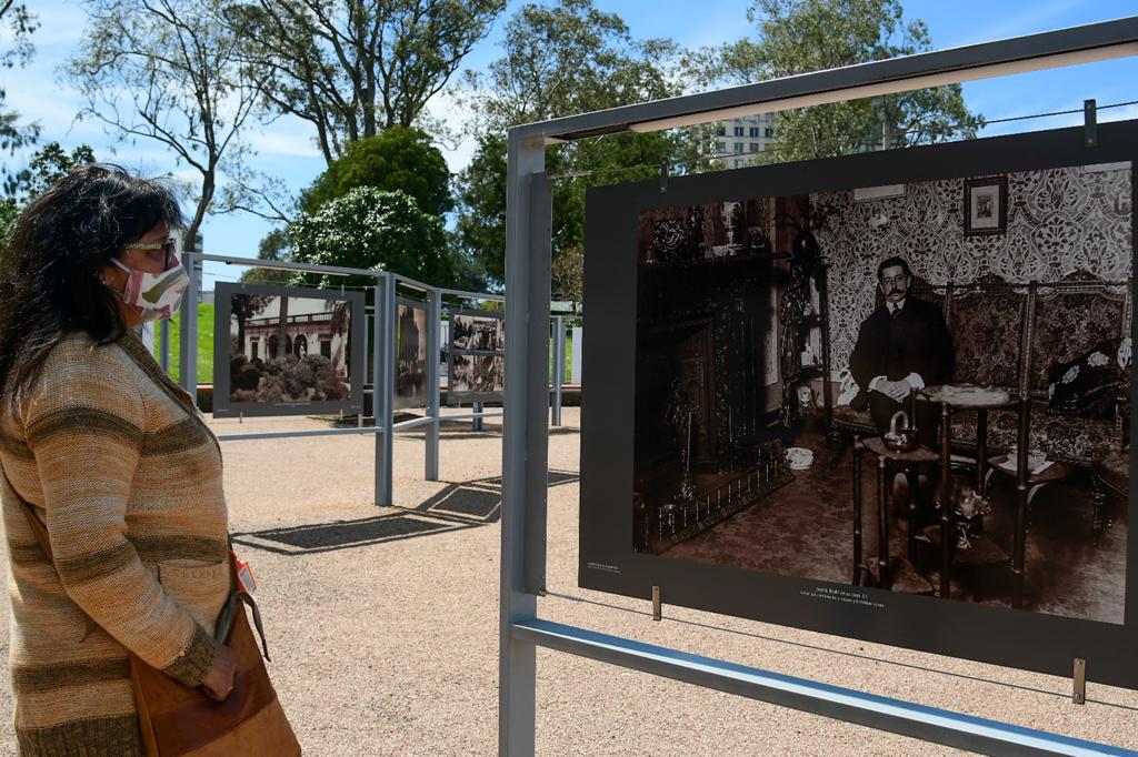“Homenaje a José E. Rodó. Entre rostros y objetos”. Fotogalería Parque Batlle Foto: Estefanía Leal