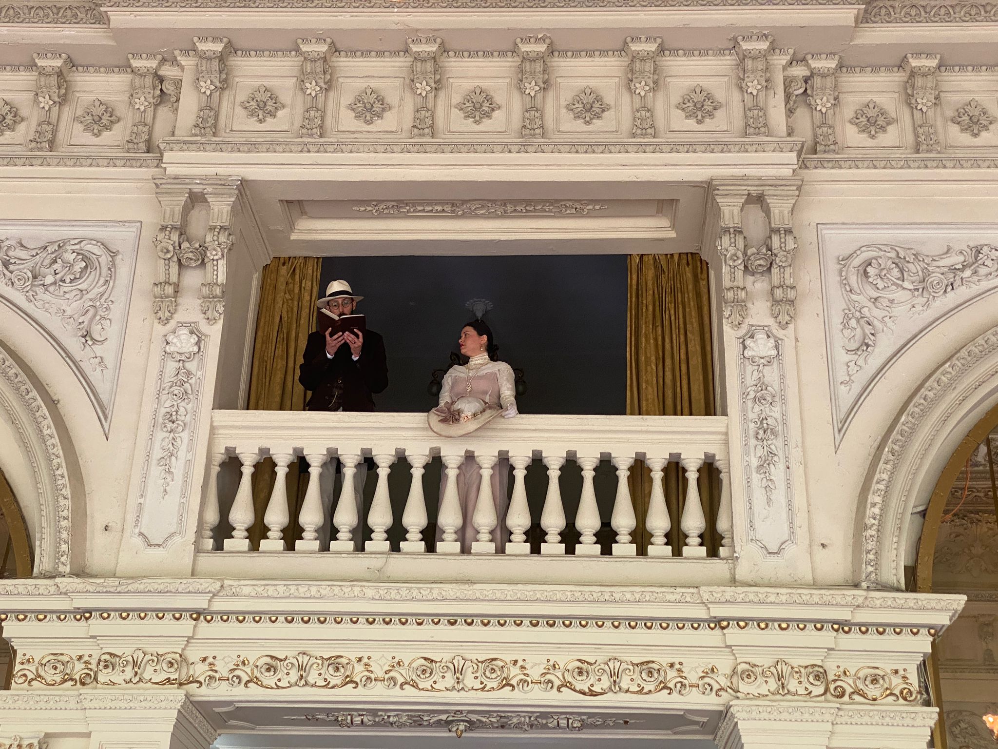 Interpretación de “Ariel” de José Enrique Rodó en el Club Uruguay. Foto: Mariana Malek