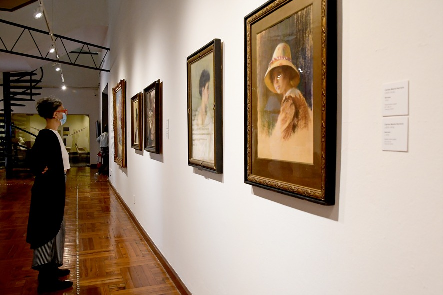 Exposición "Las ideas pueden cambiar el mundo" en el Museo Nacional de Artes Visuales.