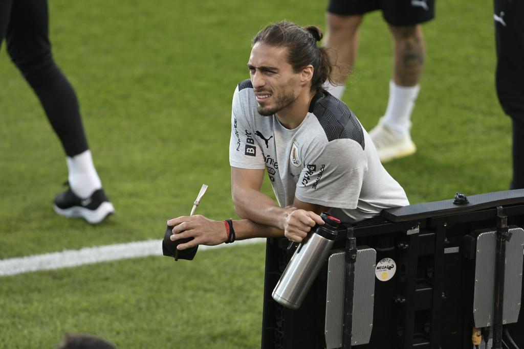 Martín Cáceres en el Gran Parque Central. Foto: Leonardo Mainé.