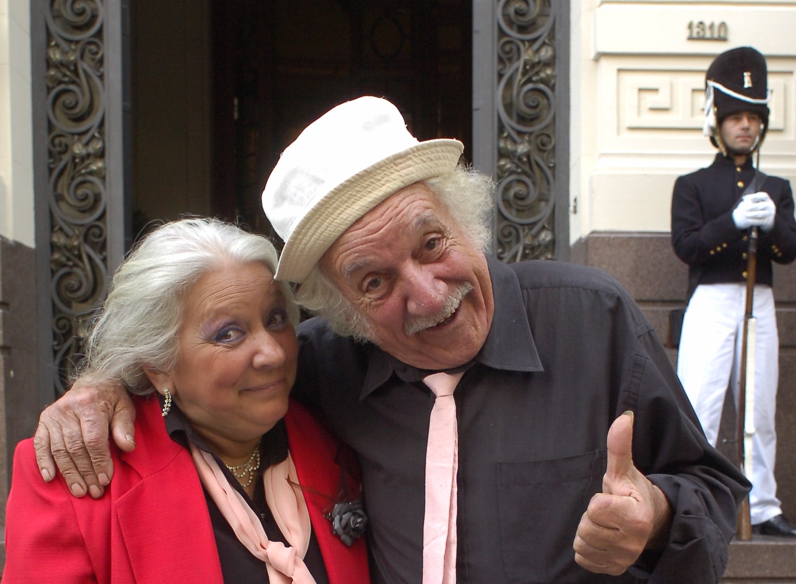 Roberto Capablanca y su pareja Graciela Barbitta en 2010. Foto: El País.