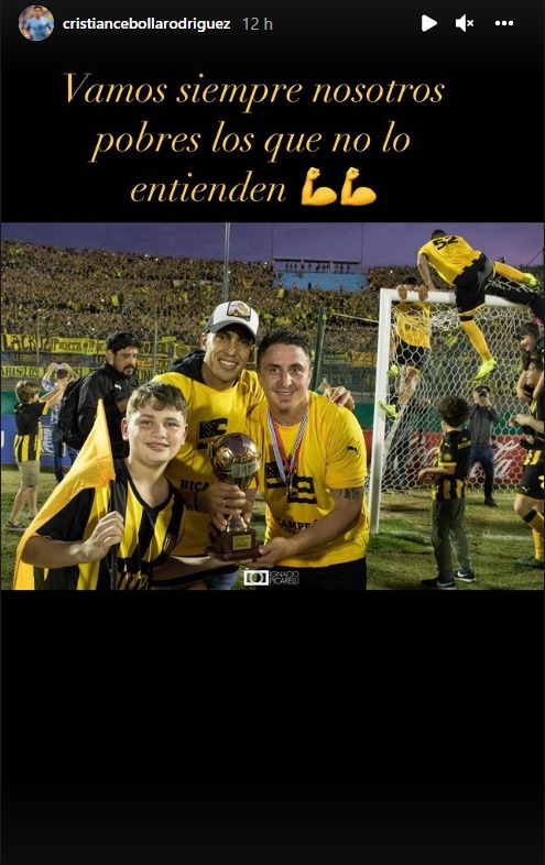 La historia de Cristian Rodríguez bancando a Guzmán Pereira. Foto: Captura.