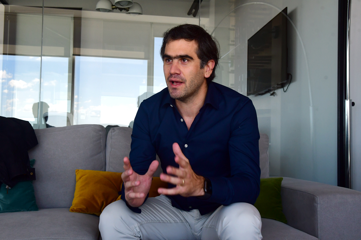 Santiago Zabala, cofundador y CEO de Trafilea. Foto: Francisco Flores.